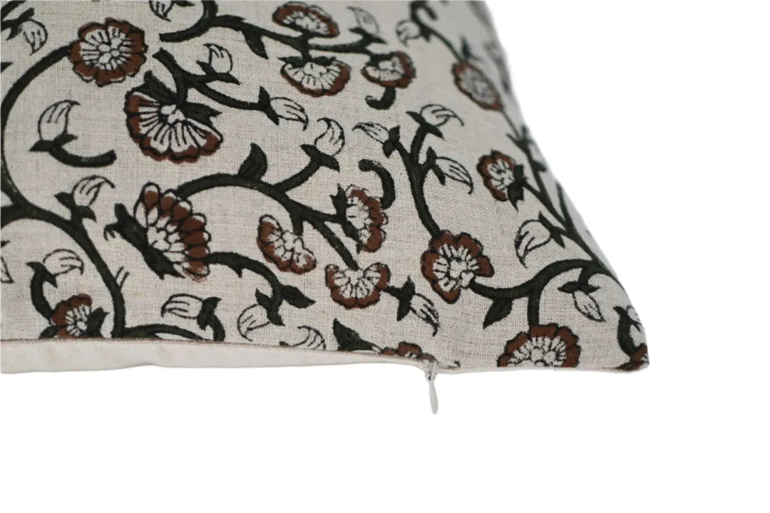 Ingrid Block Print Pillow Cover
