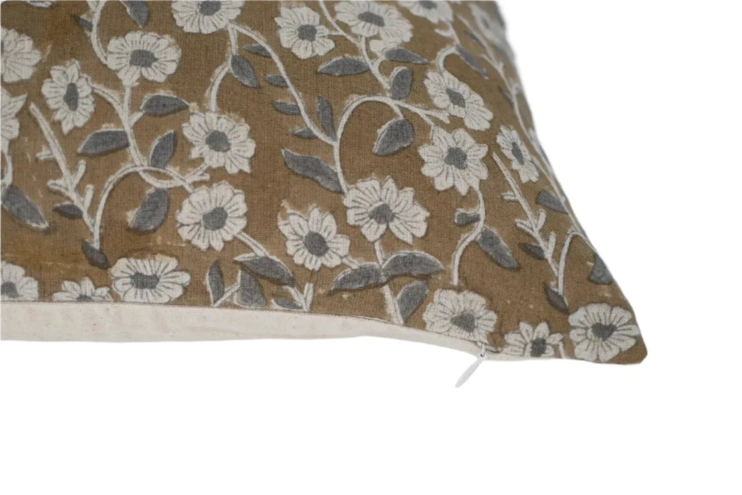 Heidi Block Print Pillow Cover