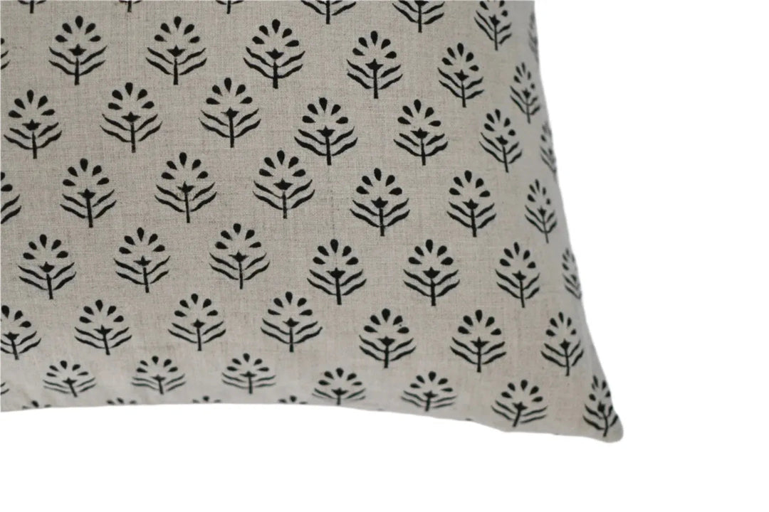 Janet Block Print Pillow Cover