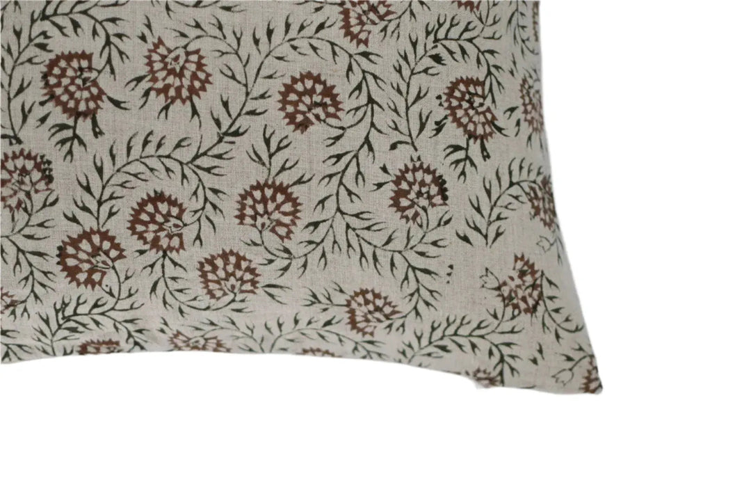 Jamie Block Print Pillow Cover