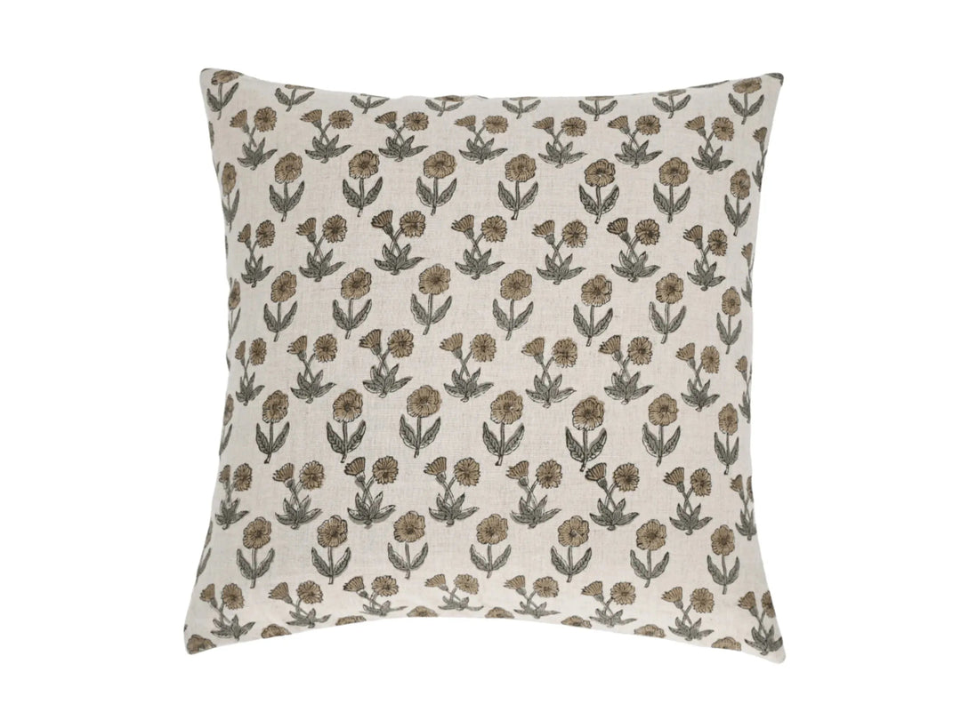Josephine Block Print Pillow Cover