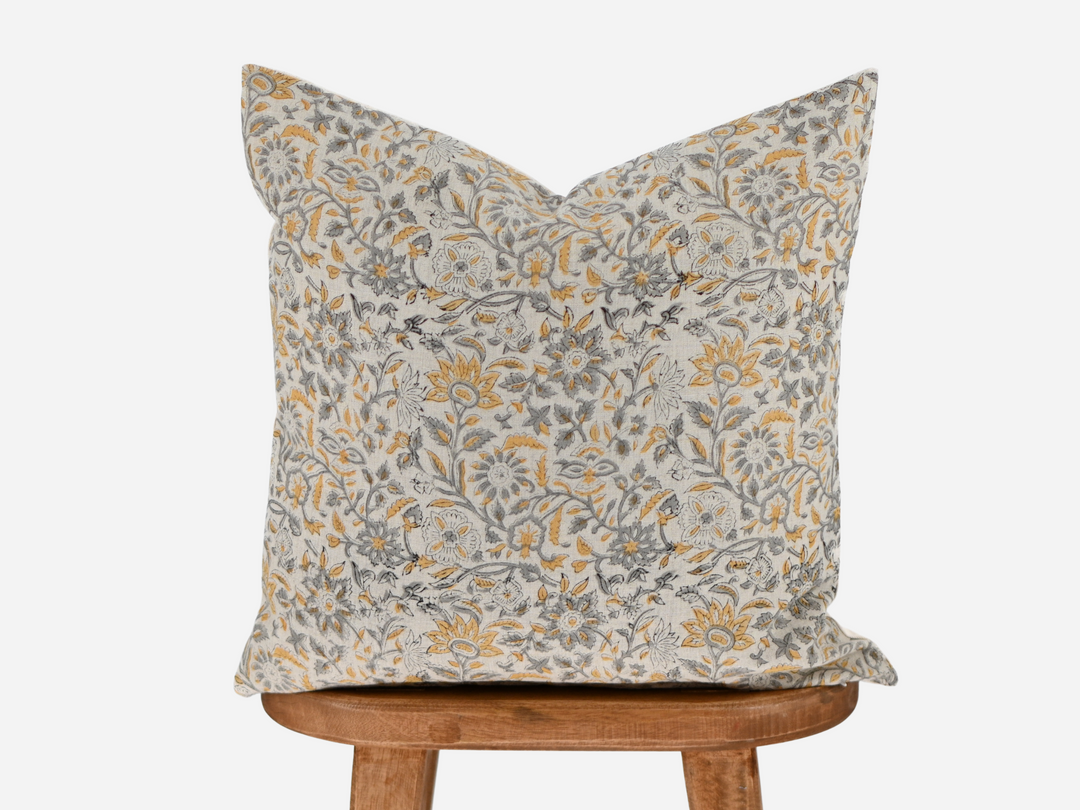 Catherine Block Print Pillow Cover