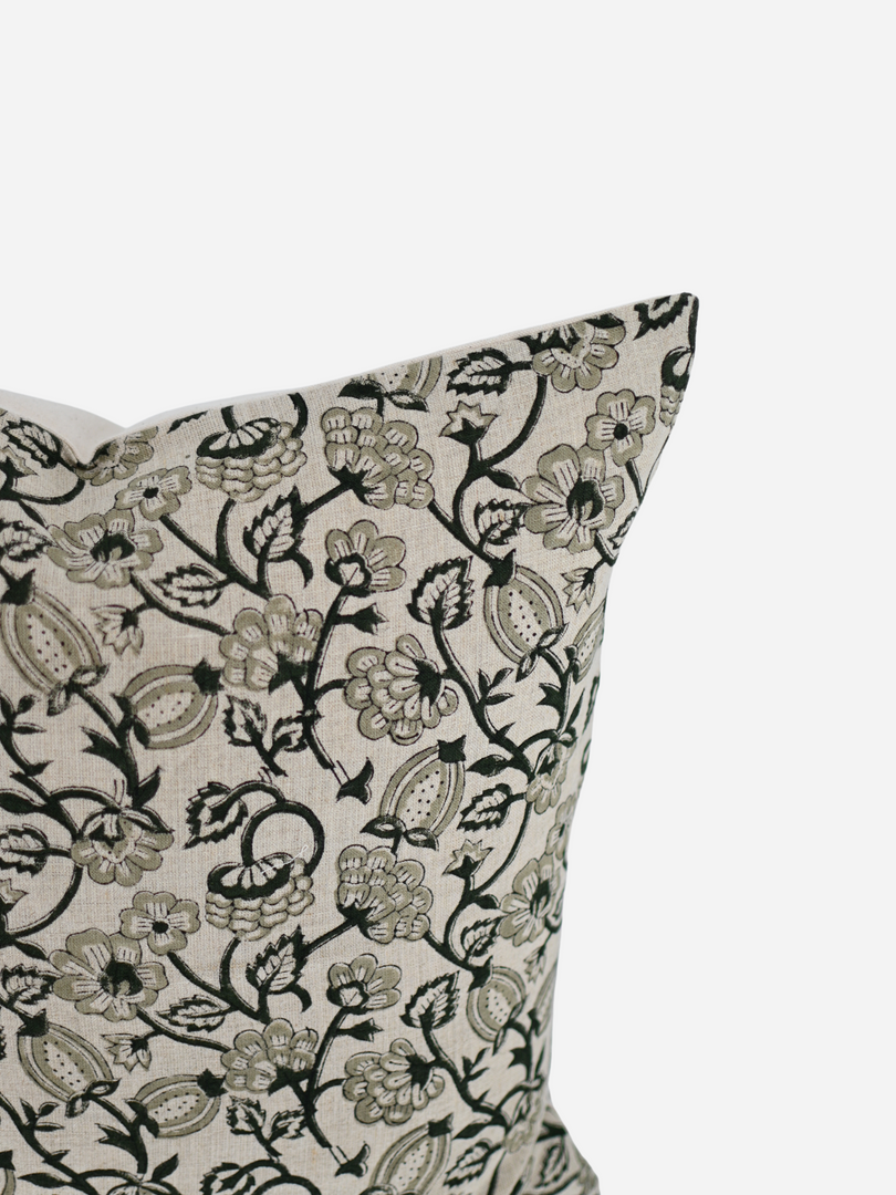 Carmen Block Print Pillow Cover