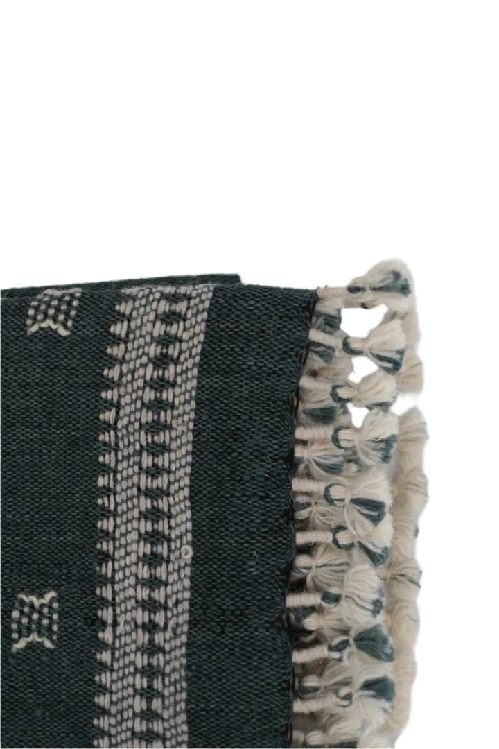 Bhujodi Table Runner - Dark Blue