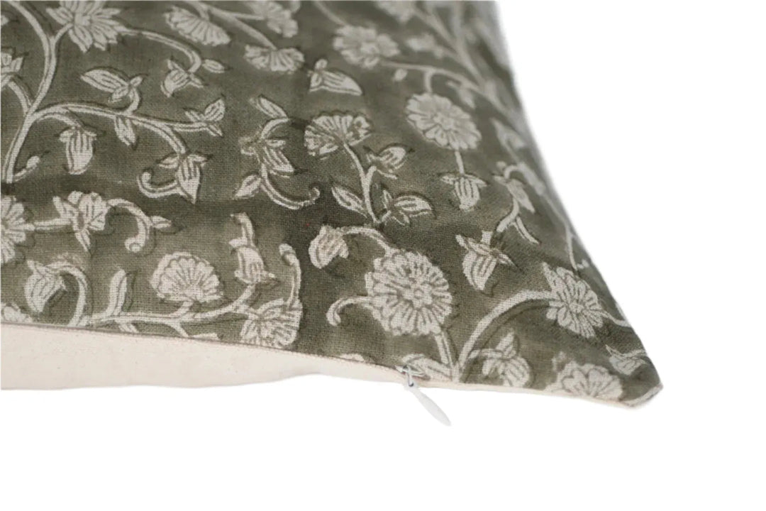 Francesca Block Print Pillow Cover
