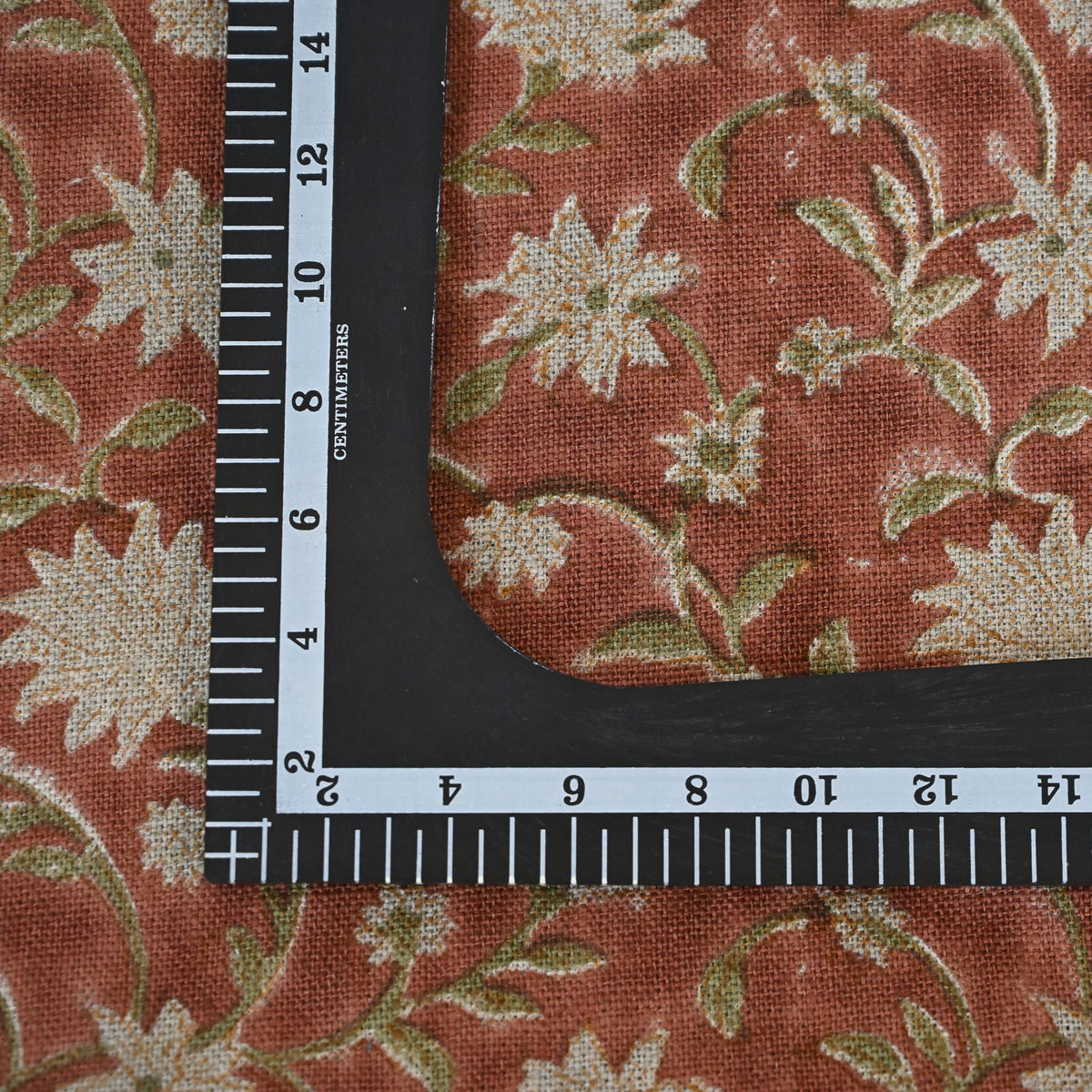 Molly Soft Sage Linen Block Print Pillow Cover