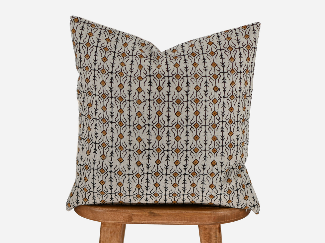 Eloise Block Print Pillow Cover