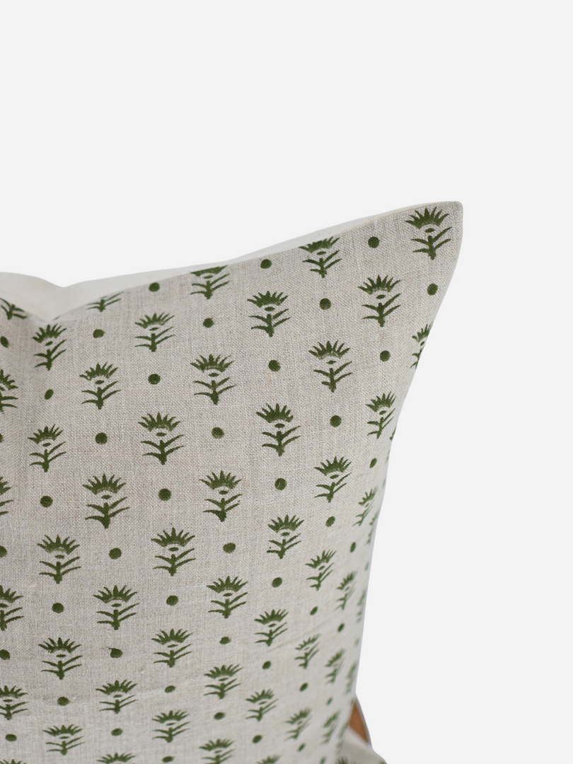 Caroline Block Print Pillow Cover