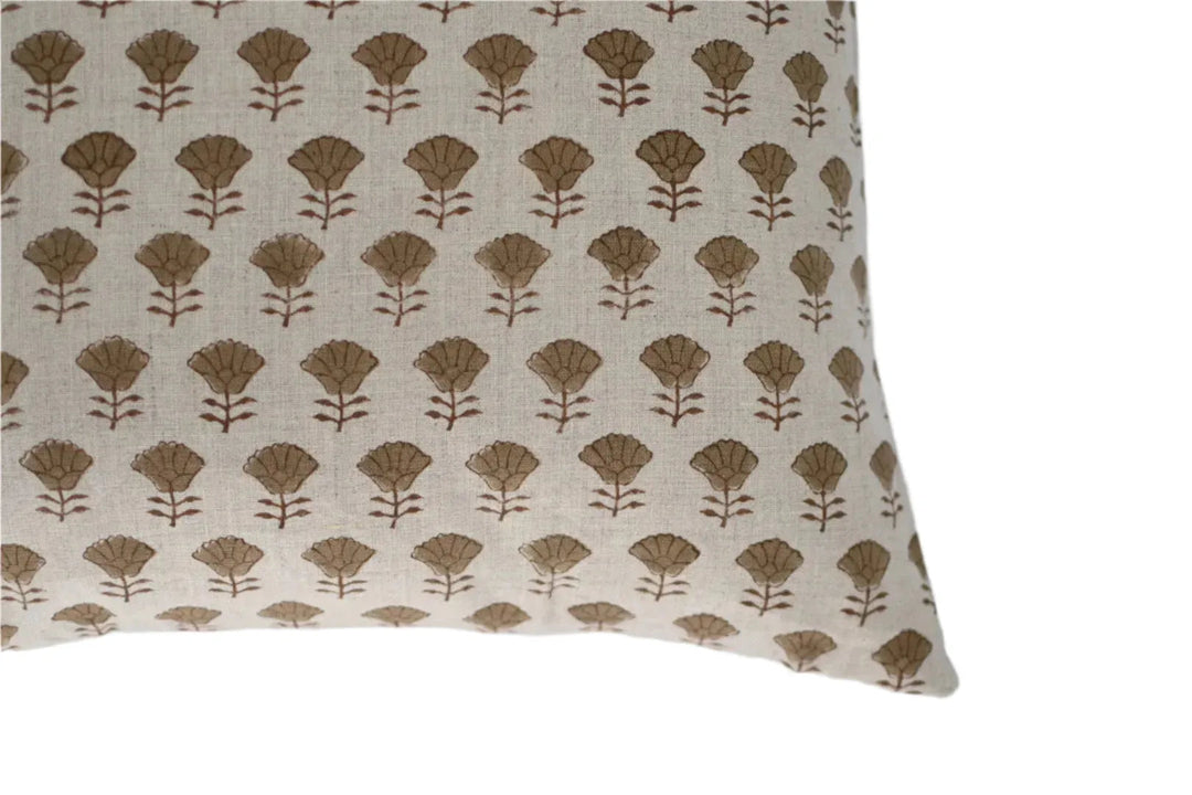 Greta Block Print Pillow Cover