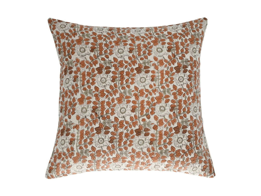 Lucille Block Print Pillow Cover