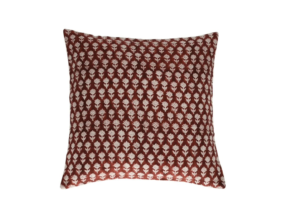 Mallory Block Print Pillow Cover