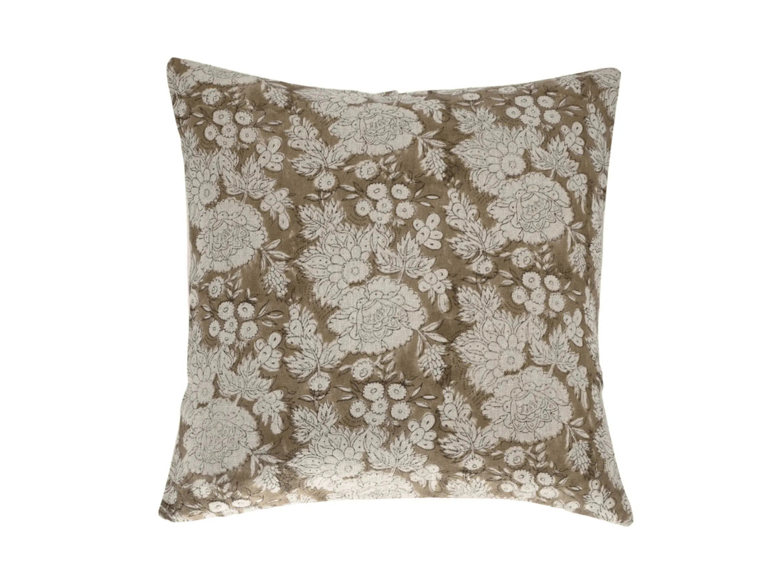 Joelle Block Print Pillow Cover