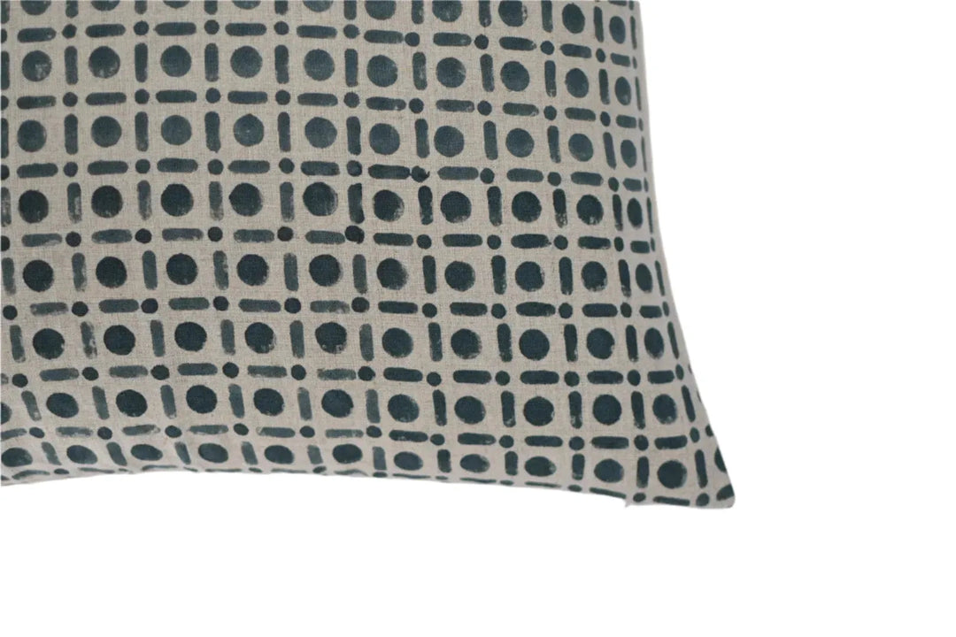 Jenna Block Print Pillow Cover
