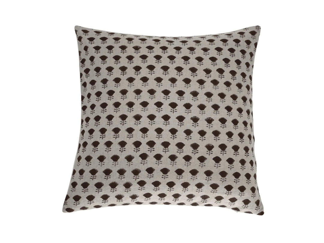 Laurel Block Print Pillow Cover