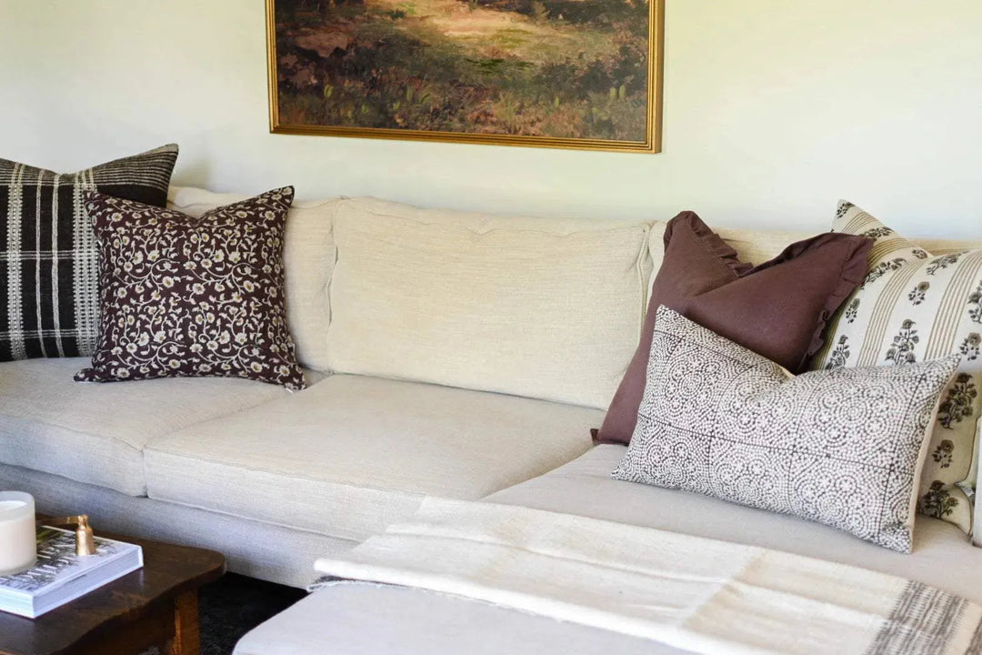 Matilda Block Print Pillow Cover