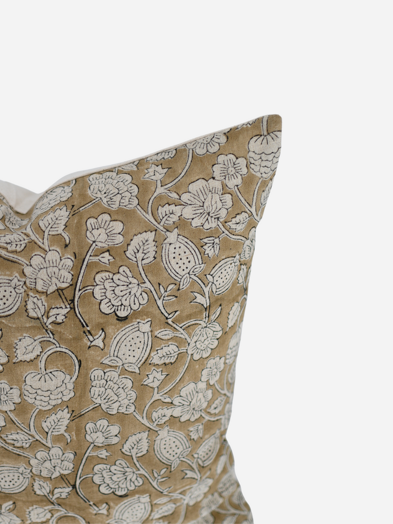Angelina Block Print Pillow Cover