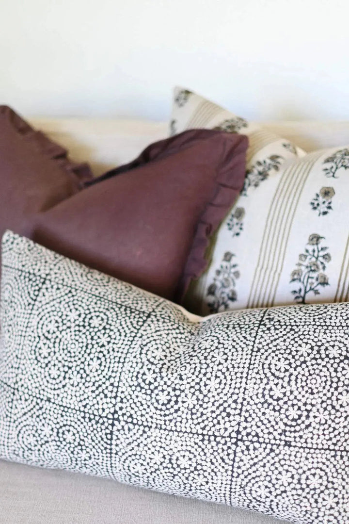 Matilda Block Print Pillow Cover