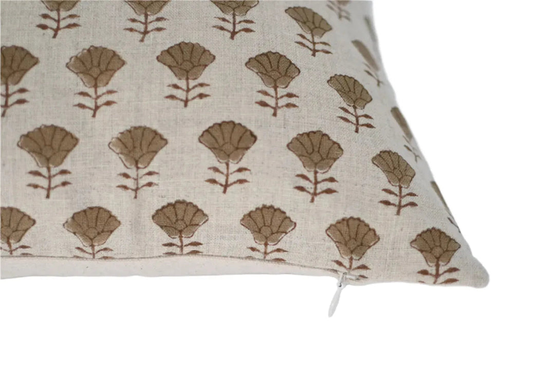 Greta Block Print Pillow Cover