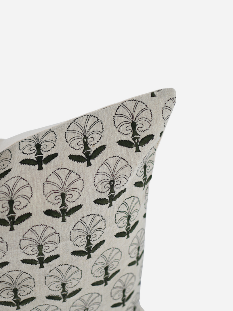 Abigail Block Print Pillow Cover