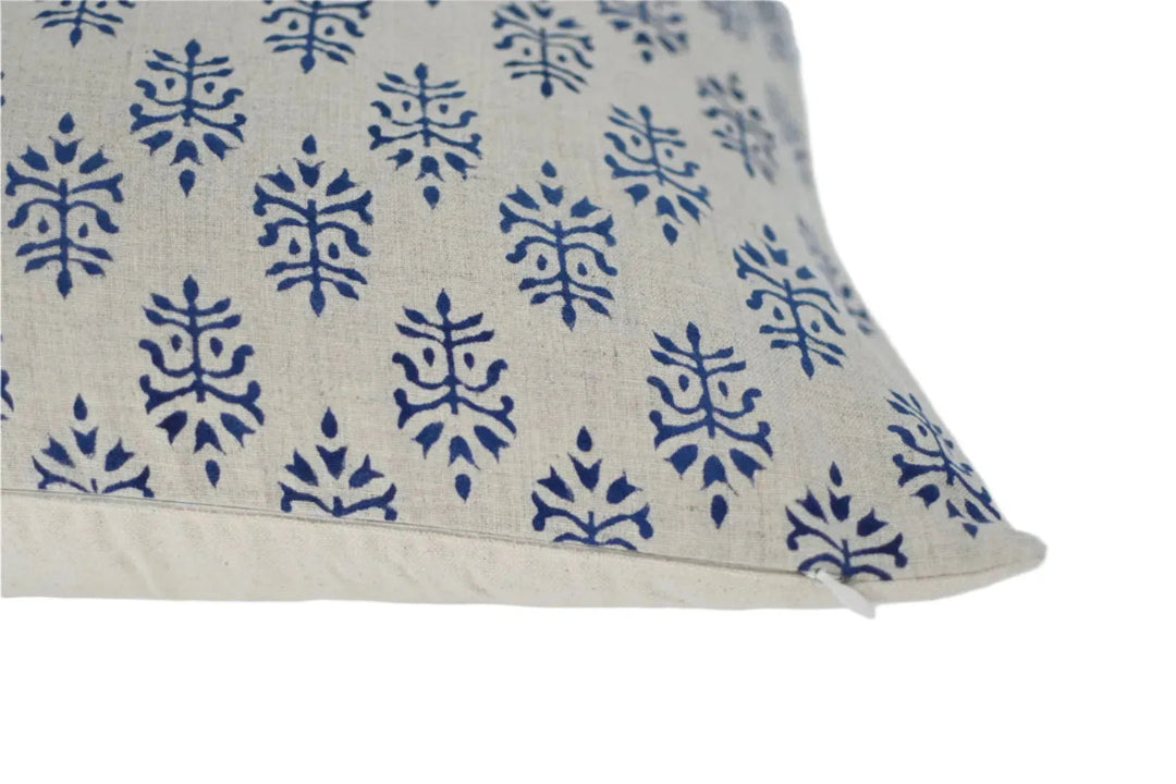 Jacqueline Block Print Pillow Cover