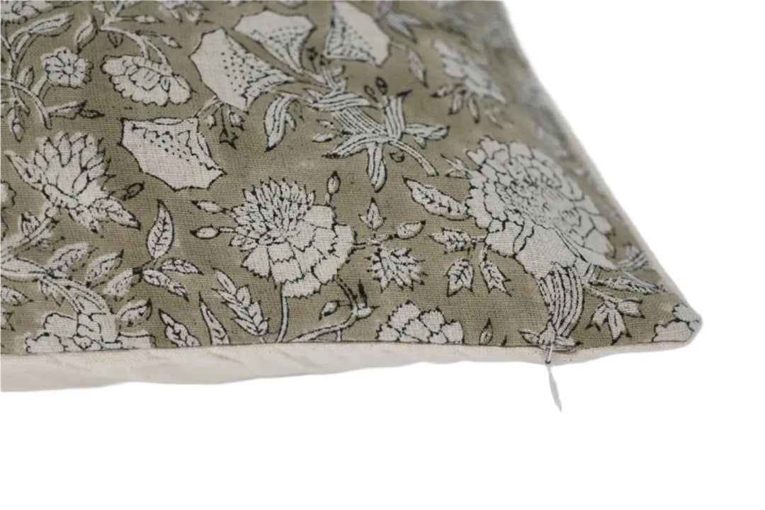 Isabella Block Print Pillow Cover