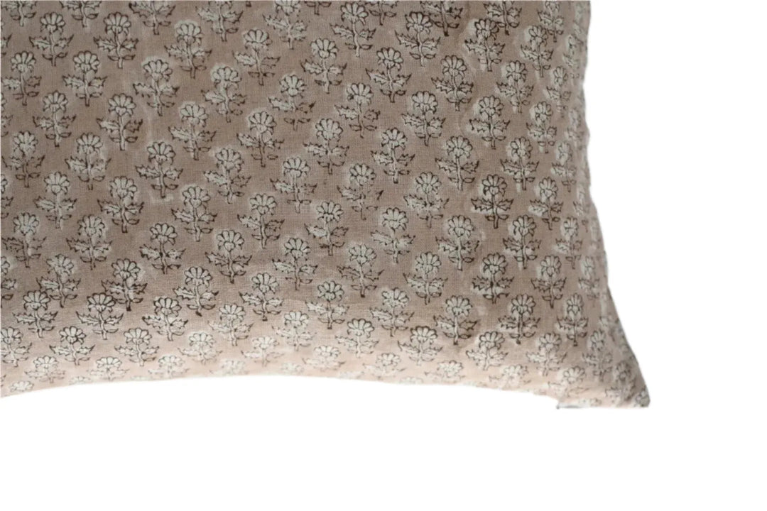 Frances Block Print Pillow Cover