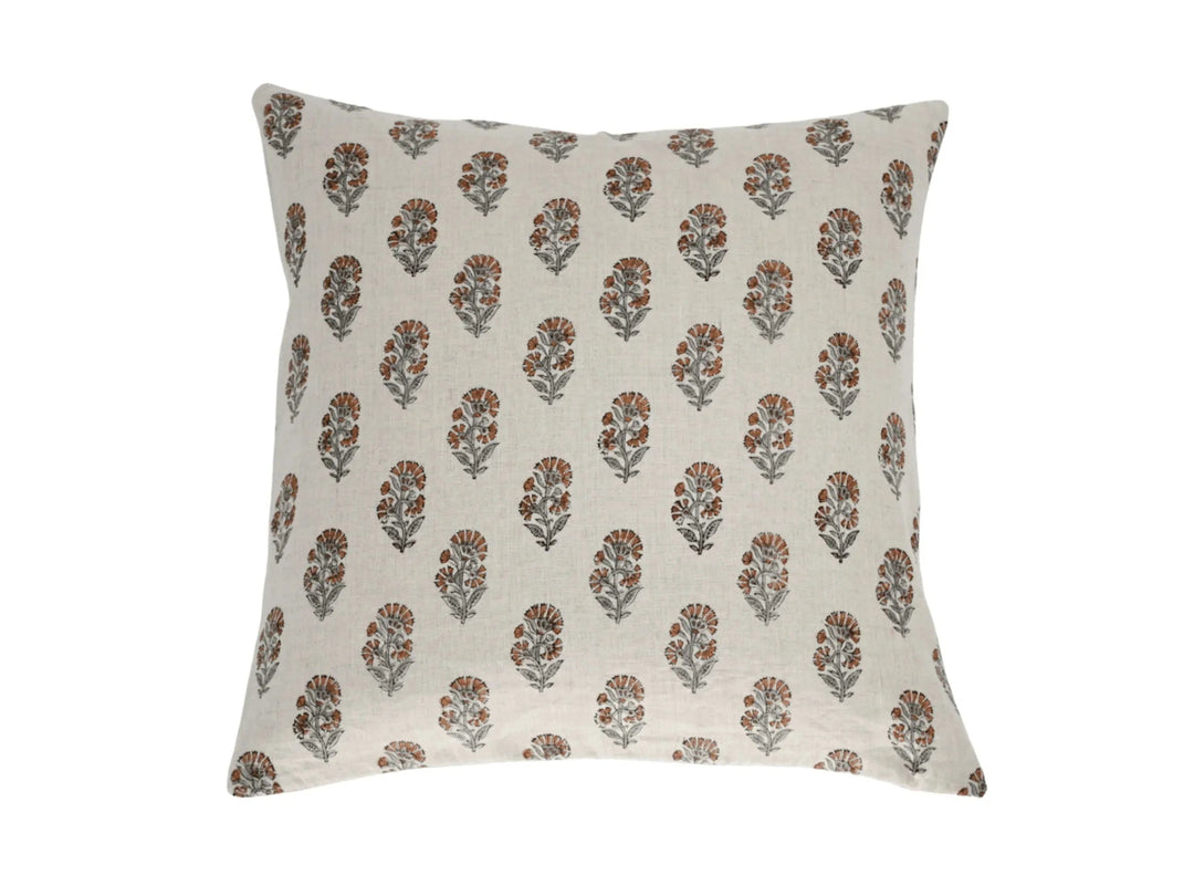 London Block Print Pillow Cover