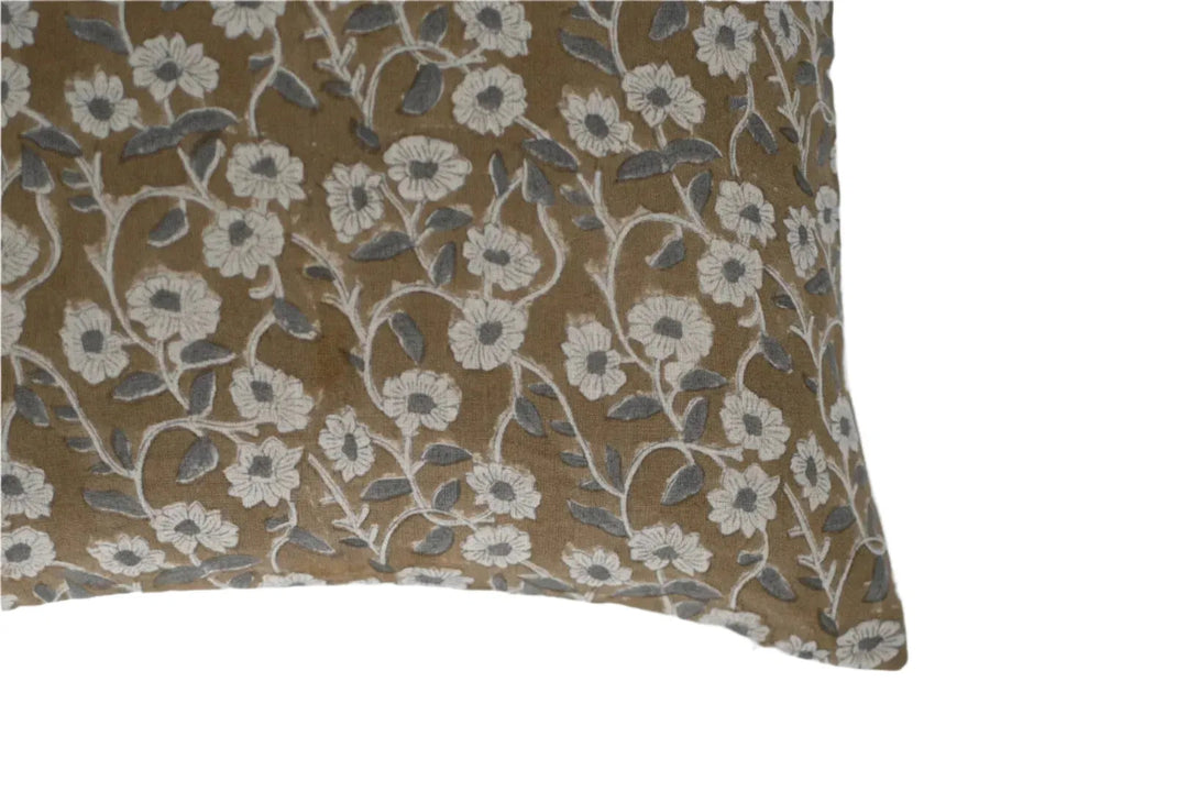 Heidi Block Print Pillow Cover
