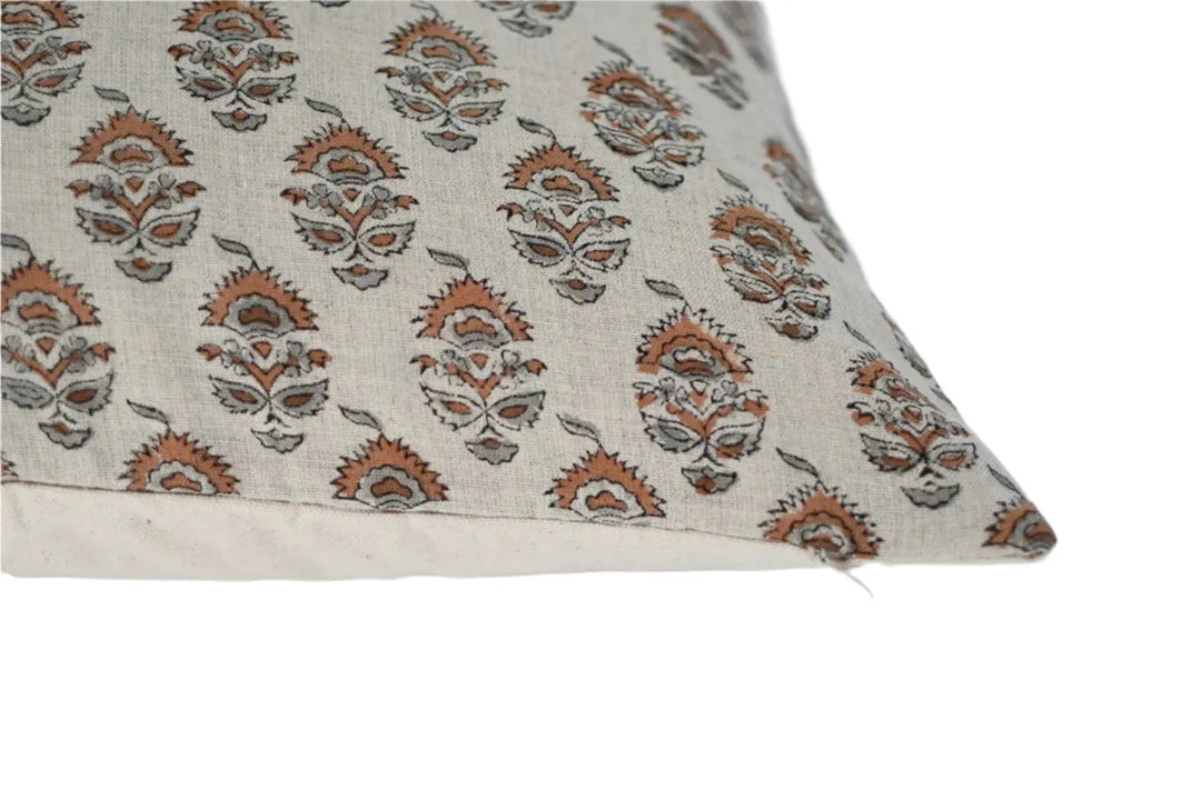 Hazel Block Print Pillow Cover