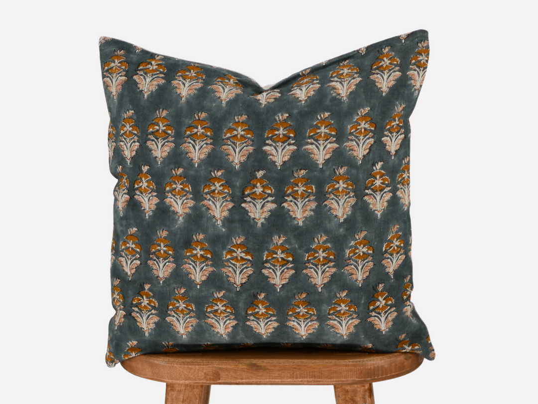 Audra Block Print Pillow Cover