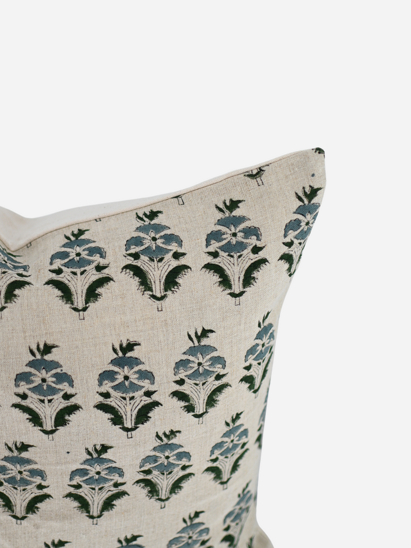 Danielle Block Print Pillow Cover