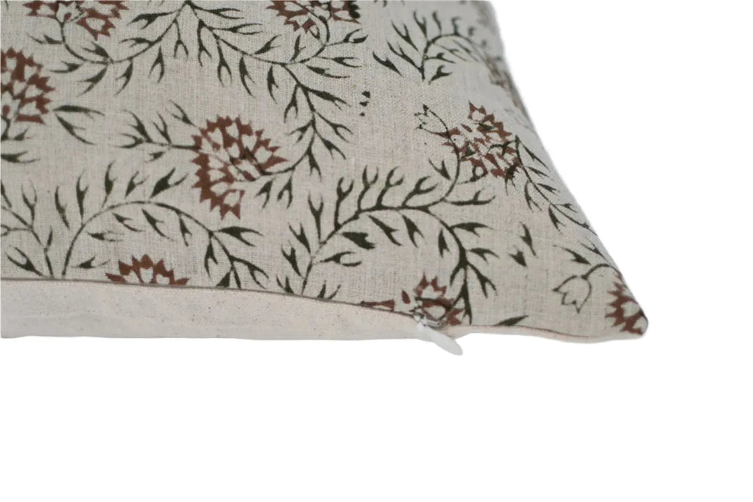 Jamie Block Print Pillow Cover