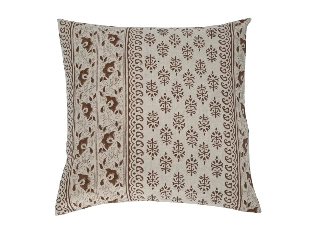 Ivy Block Print Pillow Cover