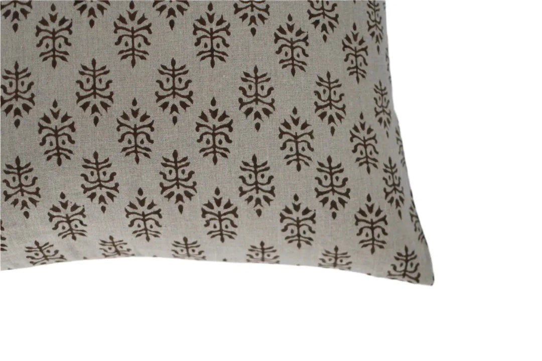 Helena Block Print Pillow Cover