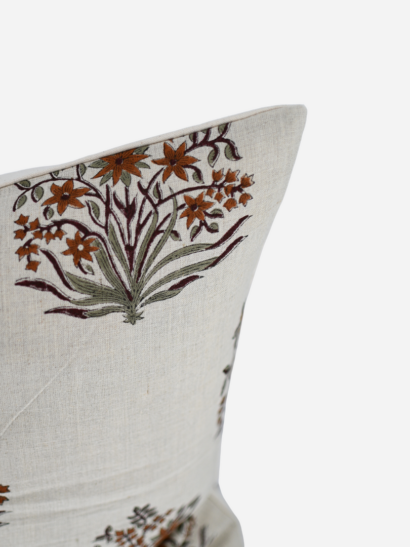 Alicia Block Print Pillow Cover