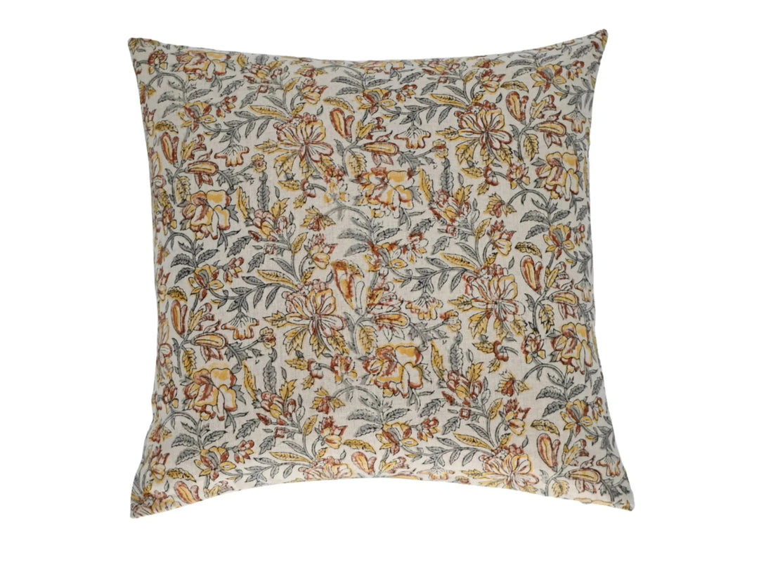 Frederica Block Print Pillow Cover