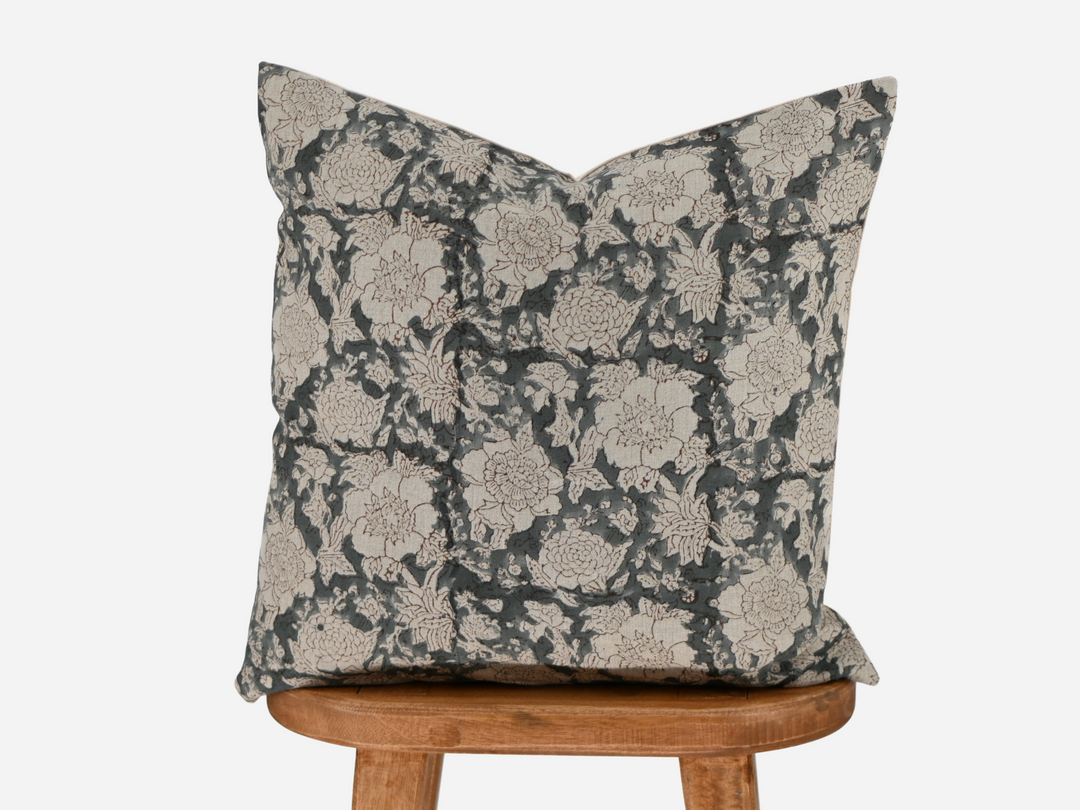 Bridget Block Print Pillow Cover