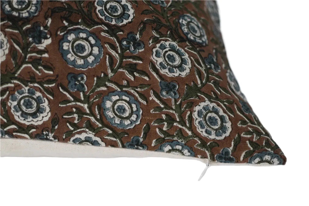 Hailey Block Print Pillow Cover