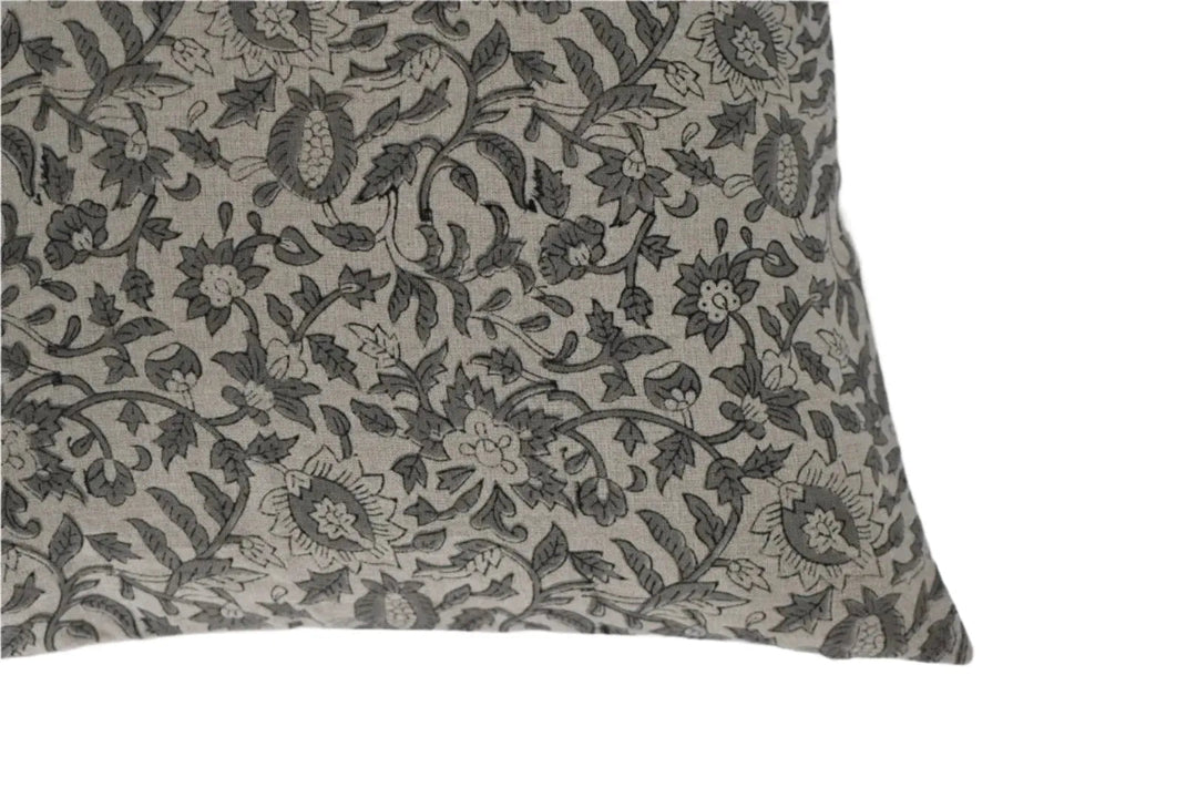 Janice Block Print Pillow Cover