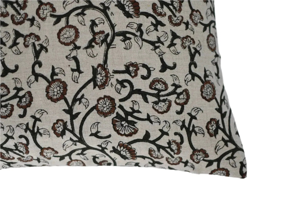 Ingrid Block Print Pillow Cover