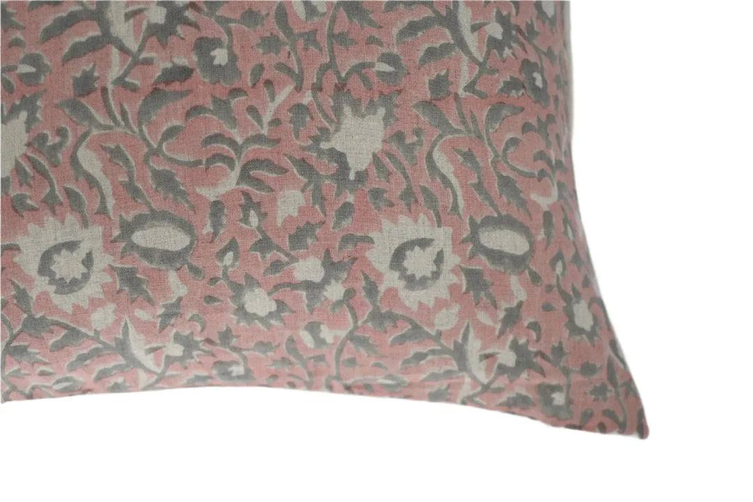 Heather May Block Print Pillow Cover