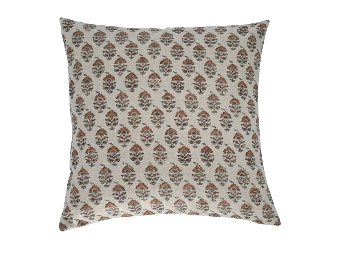 Hazel Block Print Pillow Cover