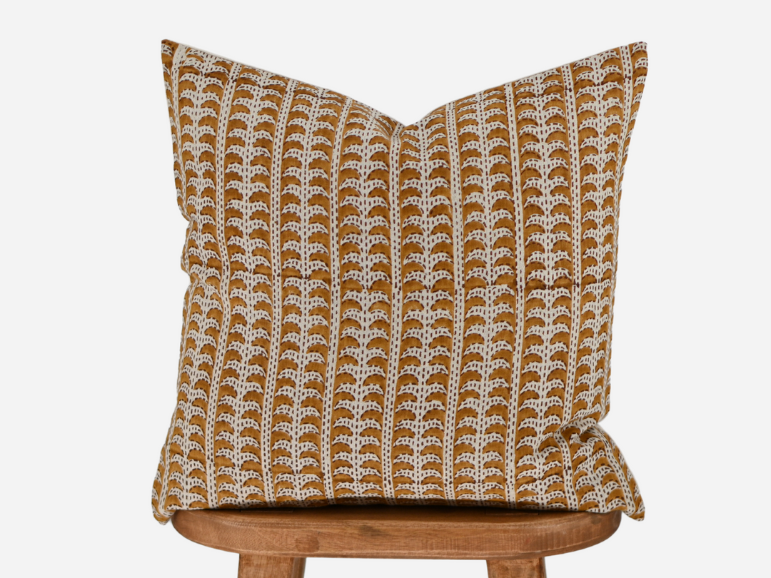 Alison Block Print Pillow Cover