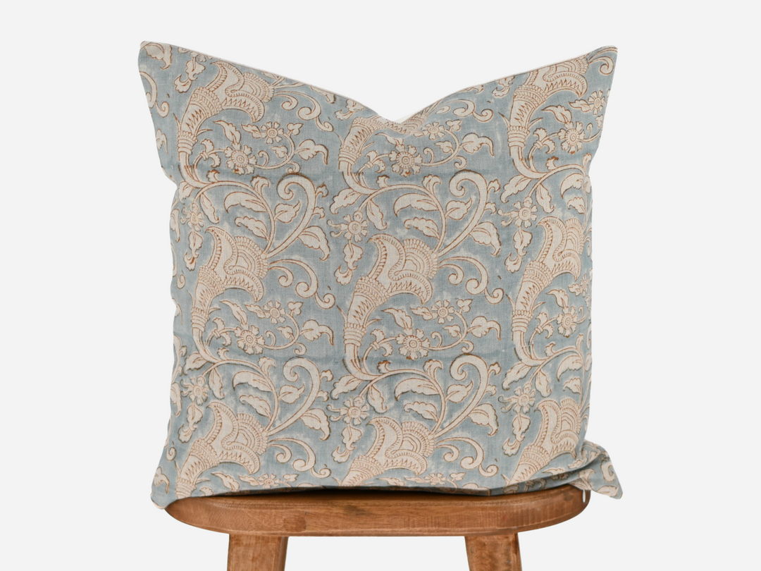 Claire Block Print Pillow Cover