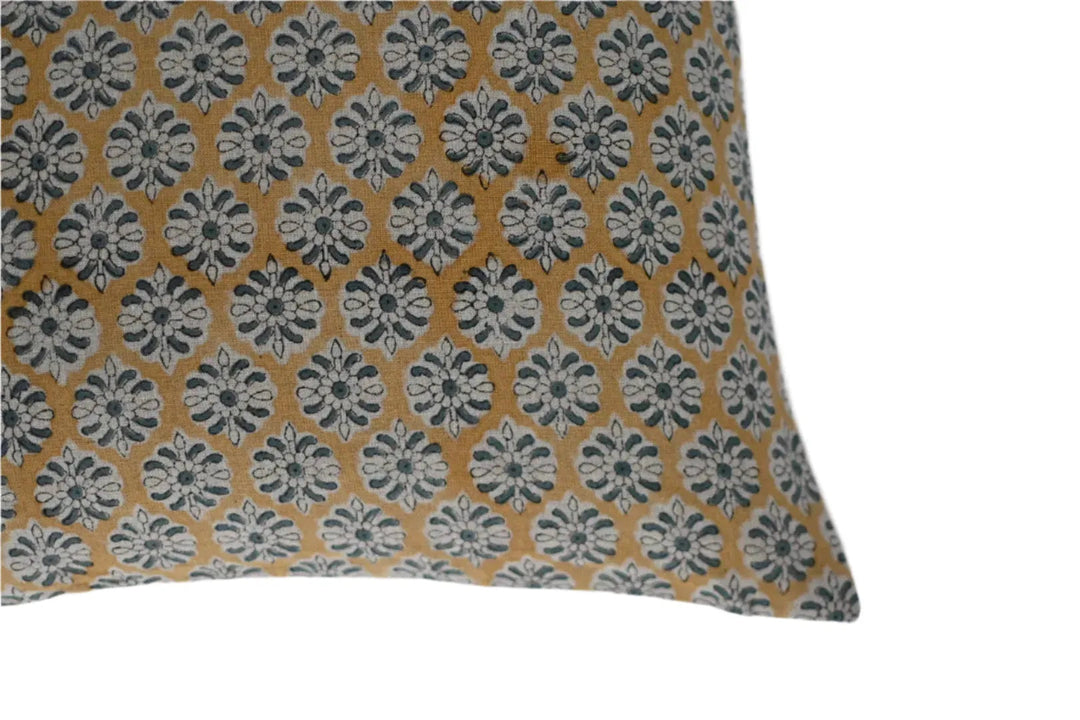 Harlow Block Print Pillow Cover