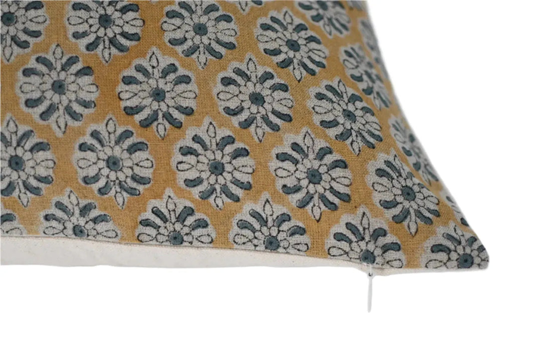 Harlow Block Print Pillow Cover
