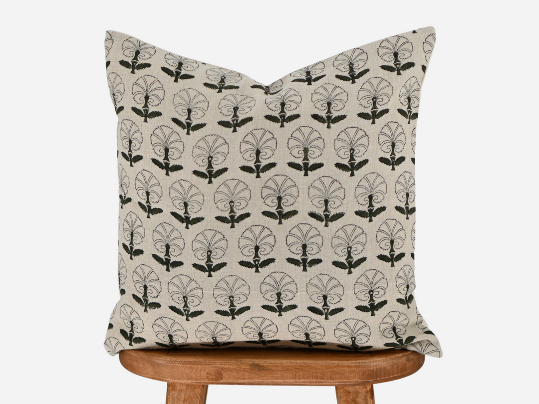 Abigail Block Print Pillow Cover
