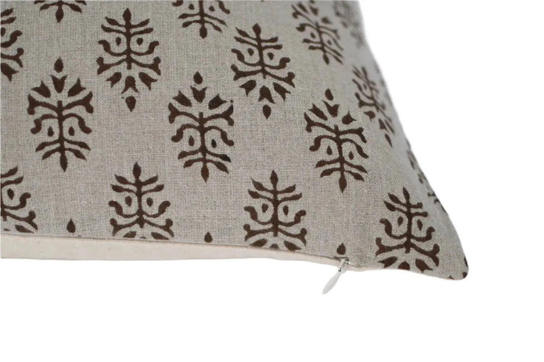 Helena Block Print Pillow Cover