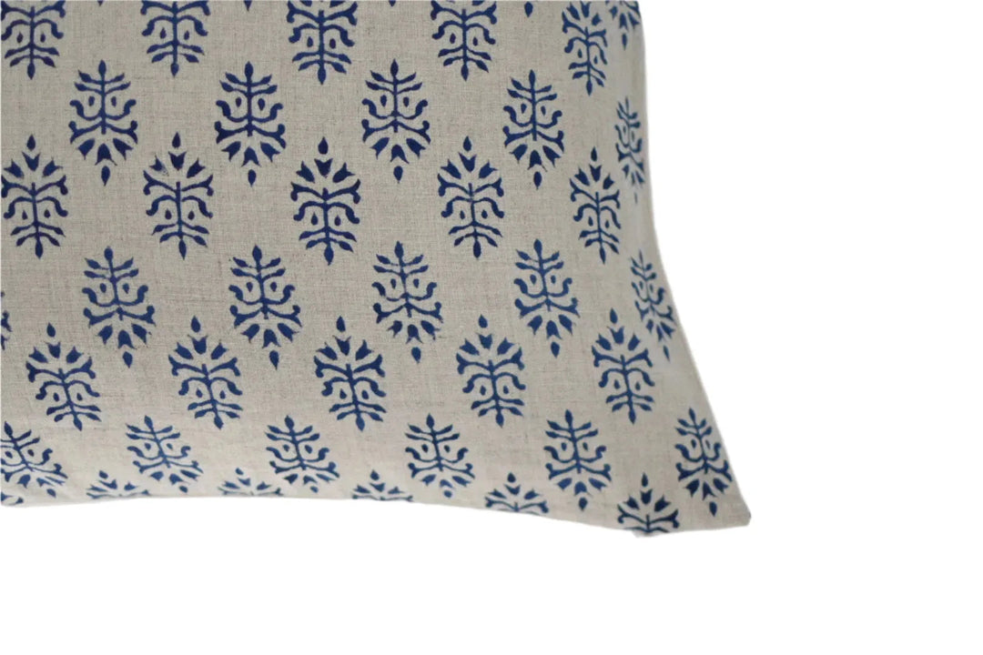 Jacqueline Block Print Pillow Cover