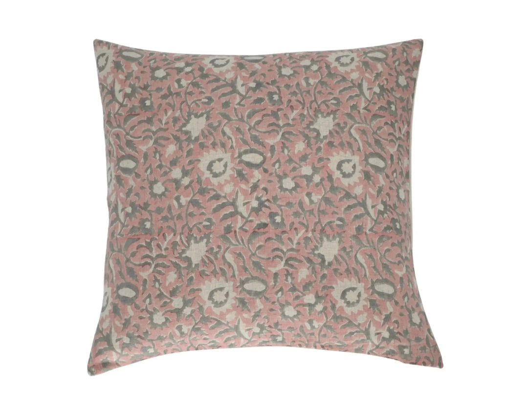 Heather May Block Print Pillow Cover